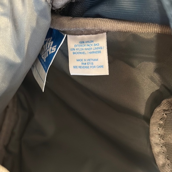 EMS Blue & Gray Nylon Skytop Waist/Shoulder Pack. - Picture 10 of 12